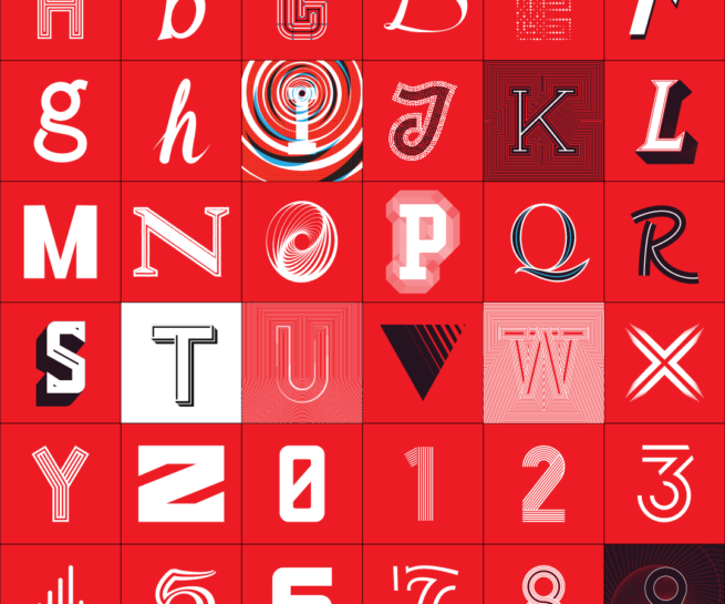 36 Days of Type 2018 A to Z 1 to 9