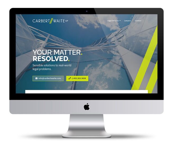 Carbert Waite homepage 1
